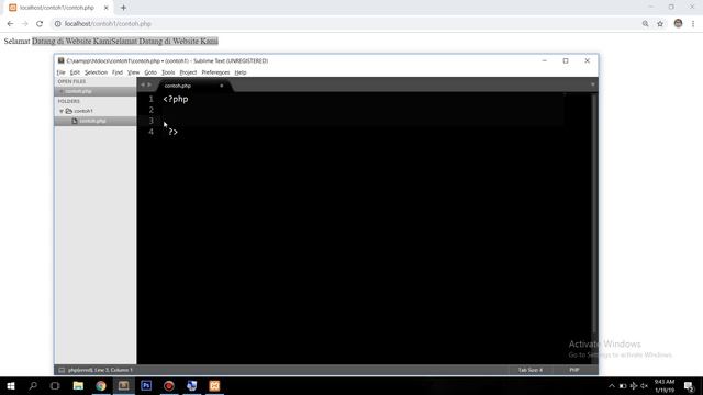 Pemrograman PHP Dasar #1 Echo dan Print смотреть онлайн