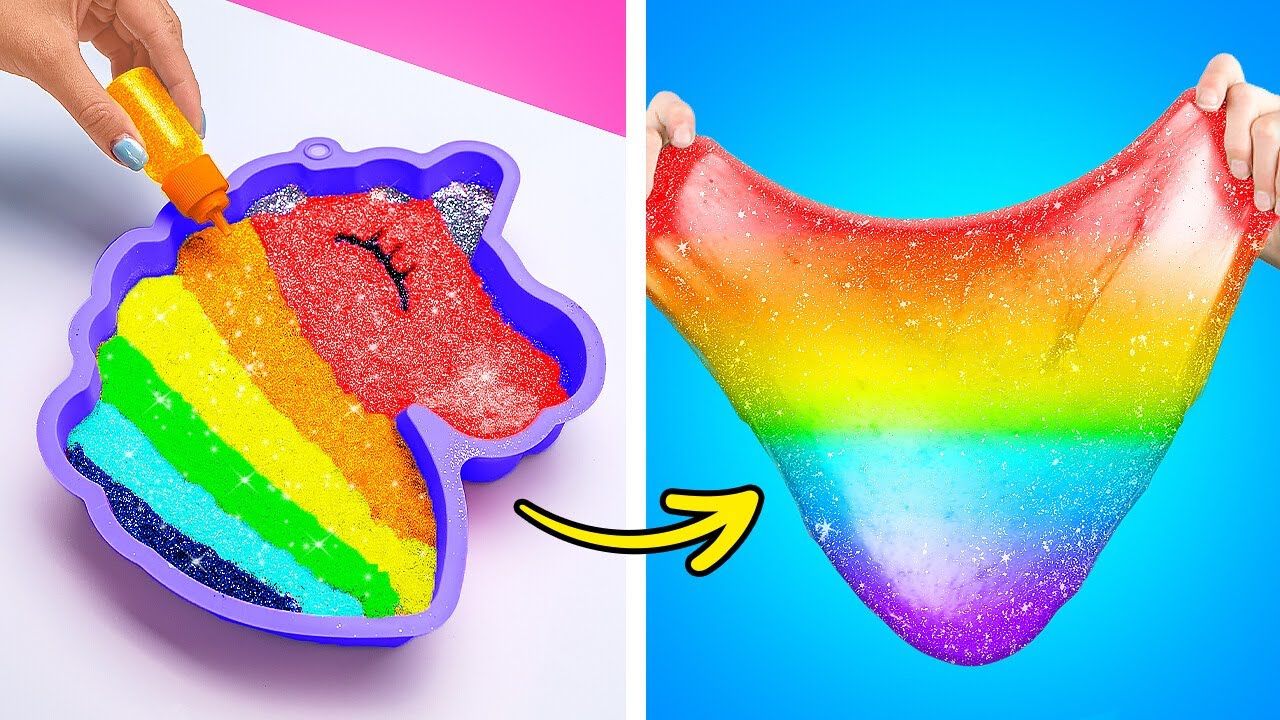 Vibrant Art & Drawing Hacks 🎨✨ DIY Slimes For Creative Fun