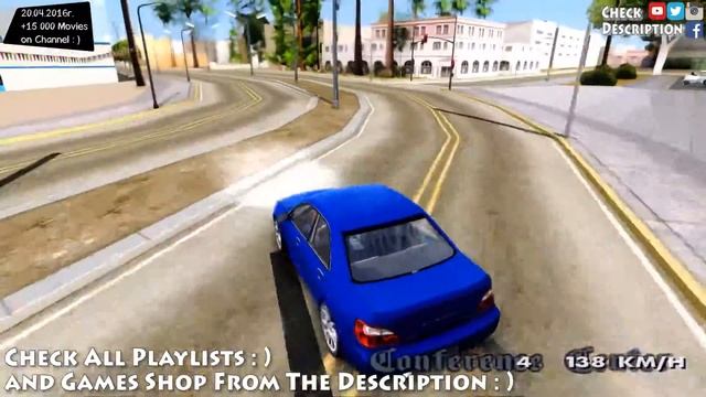 Subaru Impreza WRX STi - GTA MOD _REVIEW смотреть онлайн