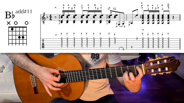 Flamenco Guitar Tutorial - Beginner Tango Compás & Falseta etude (Rasgueado, Alzapua) - Tabs & scor смотреть онлайн