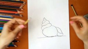 Как нарисовать ракушку. Онлайн-школа рисования «Малевашки»