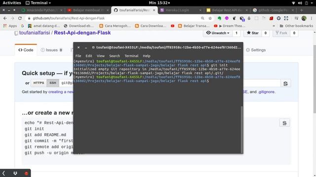 #2 belajar web backend - Deploy aplikasi Flask Rest Api dengan Heroku dan Github смотреть онлайн