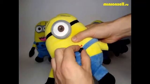 Плюшевые миньоны Дэйв, Джордж и Стюарт 20 см / Plush minions Dave, Jorge and Stuart 20 cm смотреть онлайн