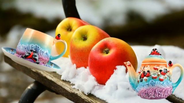 Доброго зимнего утра! Музыкальная открытка смотреть онлайн