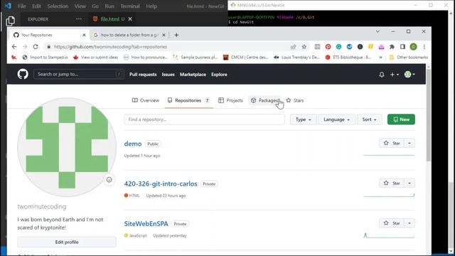 How to add a locally hosted code to GitHub смотреть онлайн