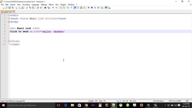 How to Create Email Link in HTML - Part 5 смотреть онлайн