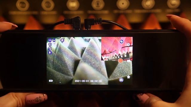 DVR Bos mimi- M30 Видеорегистратор зеркало смотреть онлайн