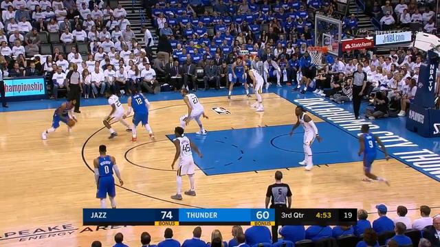 Paul George Full Game 5 Highlights Jazz vs Thunder 2018 NBA Playoffs - 34 Points! смотреть онлайн