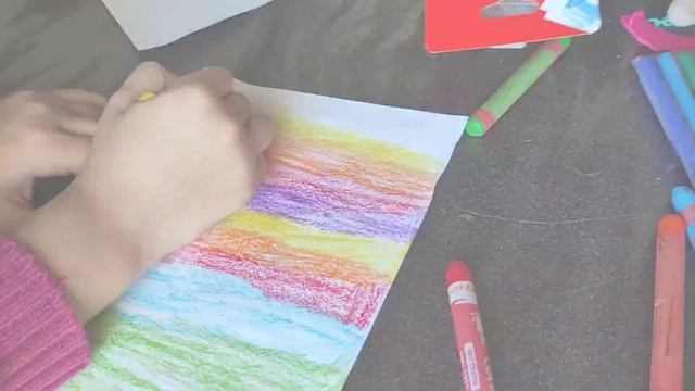 Граттаж или граттография. Необычная техника рисования. смотреть онлайн