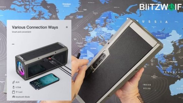 BliTZWOlF BW-WA3-PRO - Wireless 120W Speaker