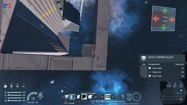 Space Engineers We build the Daedaluse Part 5 of 50 Building the outside смотреть онлайн