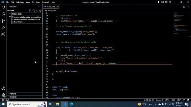 PHP CRUD Operation Part 1 | PHP MySQL CRUD Tutorial - Create, Read, Update, Delete Operations смотреть онлайн