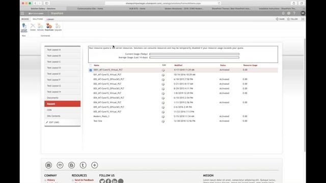 Demo of SharePoint Classic and Modern Theme Package смотреть онлайн