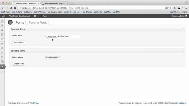 Ninja Forms - Export Import Options смотреть онлайн