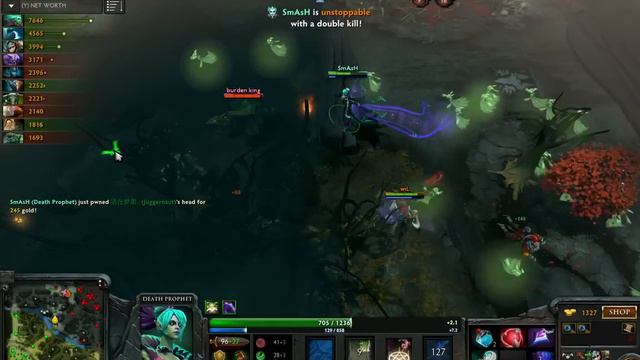 [Dota2] Smash Pro Plays Heroes Death Prophet w Mid Solo Game [ Smash Gameplay ] 7100 MMR смотреть онлайн