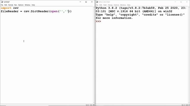 How to read a csv file using DictReader class | Python CSV in Tamil смотреть онлайн