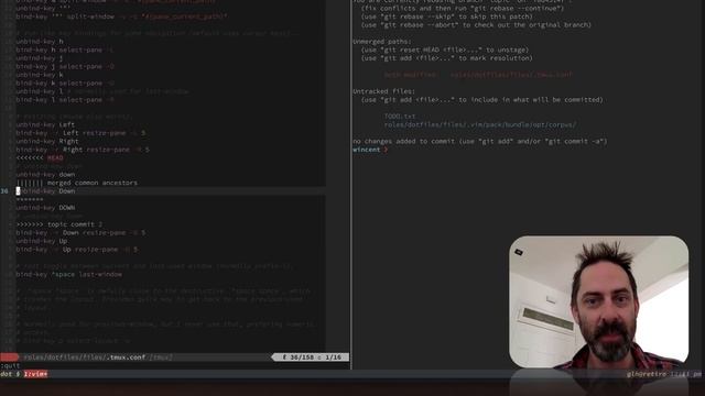 Vim screencast #77: Merge conflicts смотреть онлайн
