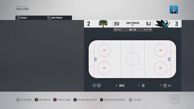 NHL 17 Franchise Mode - Make The EU Great Again ep. 3 - "Round 1: Shark Bait" смотреть онлайн