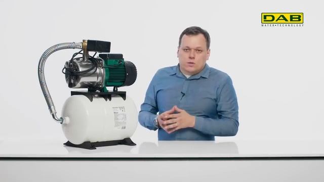 Автоматическая насосная станция DAB AquaJet M-G с баком GWS