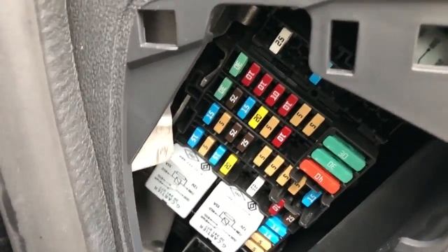 Dacia Duster-Fuse Box Locations/Sicherung Box Ort/Scatola Fusibili