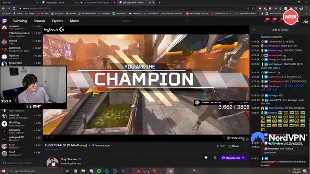 iiTzTimmy React to Team TSM on Apex Legends Global Series Autumn Circuit Playoffs - North America смотреть онлайн