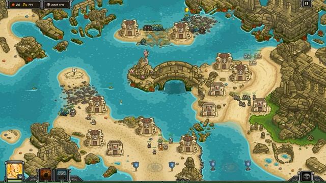 Kingdom Rush Frontiers: Assassins Only - Sunken Citadel - Kutsao - Veteran Difficulty смотреть онлайн