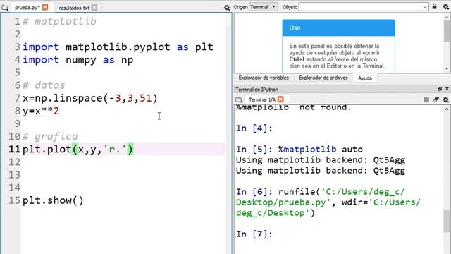 Gráficas en Python y Matplotlib 1 смотреть онлайн