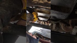 газ 53 снятие стартера.начало