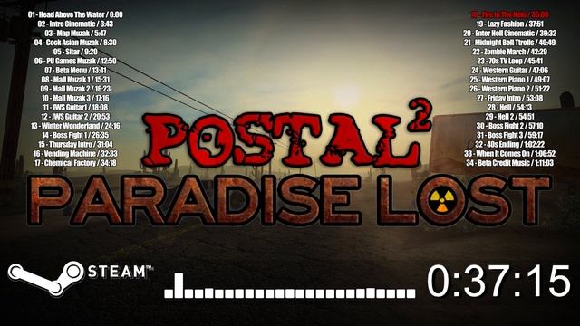 Postal 2: Paradise Lost OST | 2015 | PC - complete soundtrack in one video смотреть онлайн
