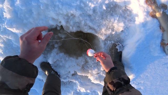 Рыбалка на хапуги. Щуки не лезут в лунку. IKUDZO. Хмао-югра. смотреть онлайн