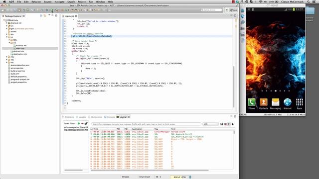 SDL 2.0 on Android using the NDK, OpenGL ES 2.0 and C++ 11 смотреть онлайн