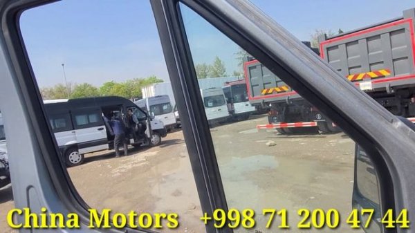 Jac Sunray Jac V-4 MikroAvtobuslar Yangi Partiyasi Yetib Keldi ChinaMotors Kanpaniyasiga Toshkentga