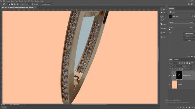 Объединение фотографий ювелирного изделия с последующей обработкой и цветокоррекцией смотреть онлайн