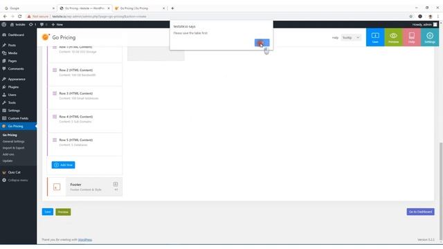 Go Pricing - WordPress pricing table plugin Tutorial смотреть онлайн