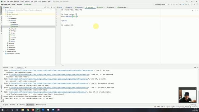 Python Django Tutorial: 12 - Forms introduction смотреть онлайн