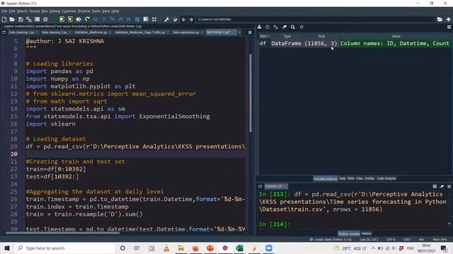 Implementing Holt Winter Forecasting Method in Python смотреть онлайн