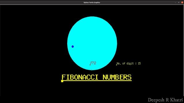 #fibonaccinumber #python #turtlegraphics #DeepeshKhatri FIBONACCI NUMBERS(1st 100)| turtle graphic смотреть онлайн