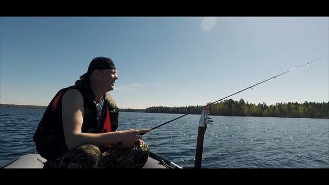 Озеро Горовалдайское,обкатка лодочного мотора Меркурий (Mercury) ME 5M,часть 1 смотреть онлайн