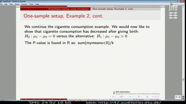 Lect.10F: Hypothesis Test By Bootstrapping Lecture 10 смотреть онлайн