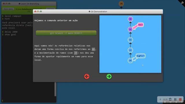 05 - (Referencias Relativas) Learn Git Branching смотреть онлайн