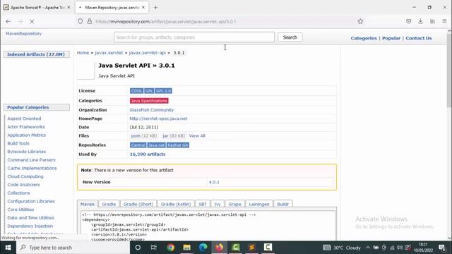 Running Servlets in Java using Apache Tomcat смотреть онлайн
