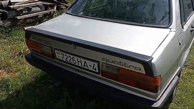 Audi 80 b2 quattro with BBS RM R15 смотреть онлайн