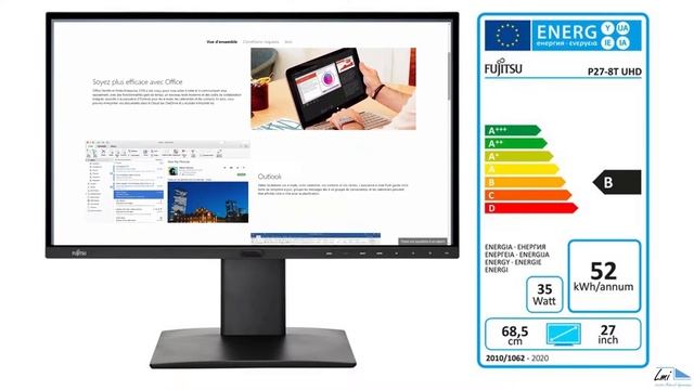 Fujitsu Ecran P27 8 TS UHD presentation 2017 смотреть онлайн