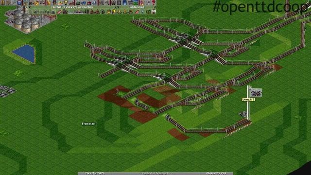 #openttdcoop PSG210 - Factory, sawmill & oil refinery time lapse смотреть онлайн