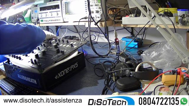 Riparazione Mixer Allen&Heath Xone PX5 - No Audio XLR - Assistenza Disotech смотреть онлайн