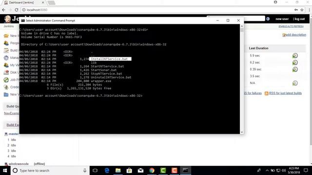 Configuring SonarQube as a Windows service смотреть онлайн
