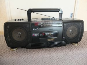 Boombox Ghettoblaster SHARP WQ-T237Z TWINCAM -ЯПОНИЯ.
