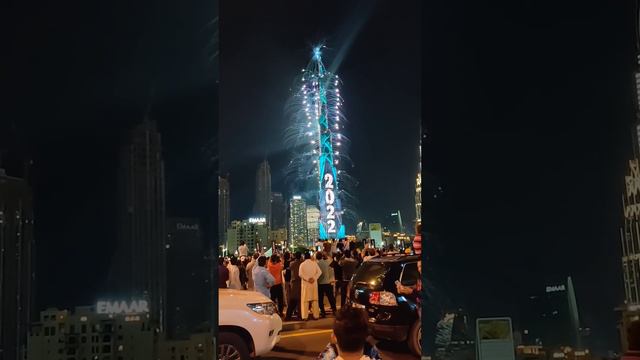 Dubai Burj Khalifa New Year Celebrations | 01-01-2022 смотреть онлайн