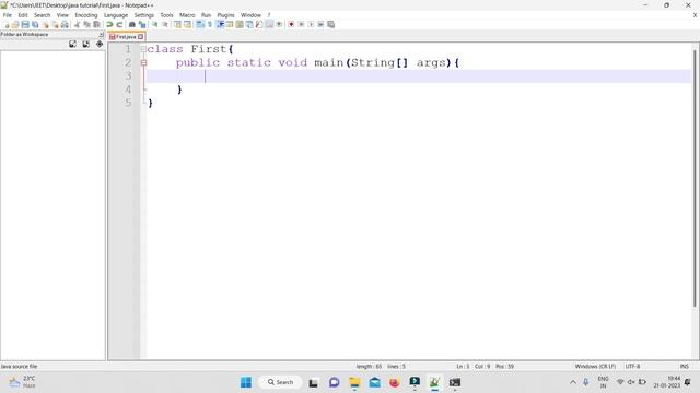First Program On Java | How to write Java Program | How to run Java Program | Run java on cmd смотреть онлайн