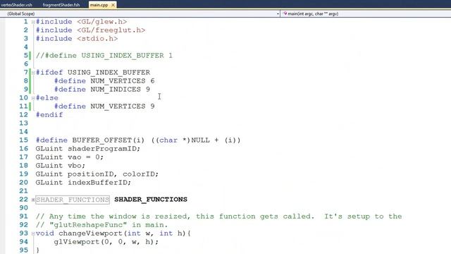 Tutorial 8 - Index Buffer Code Example in OpenGL (code) смотреть онлайн